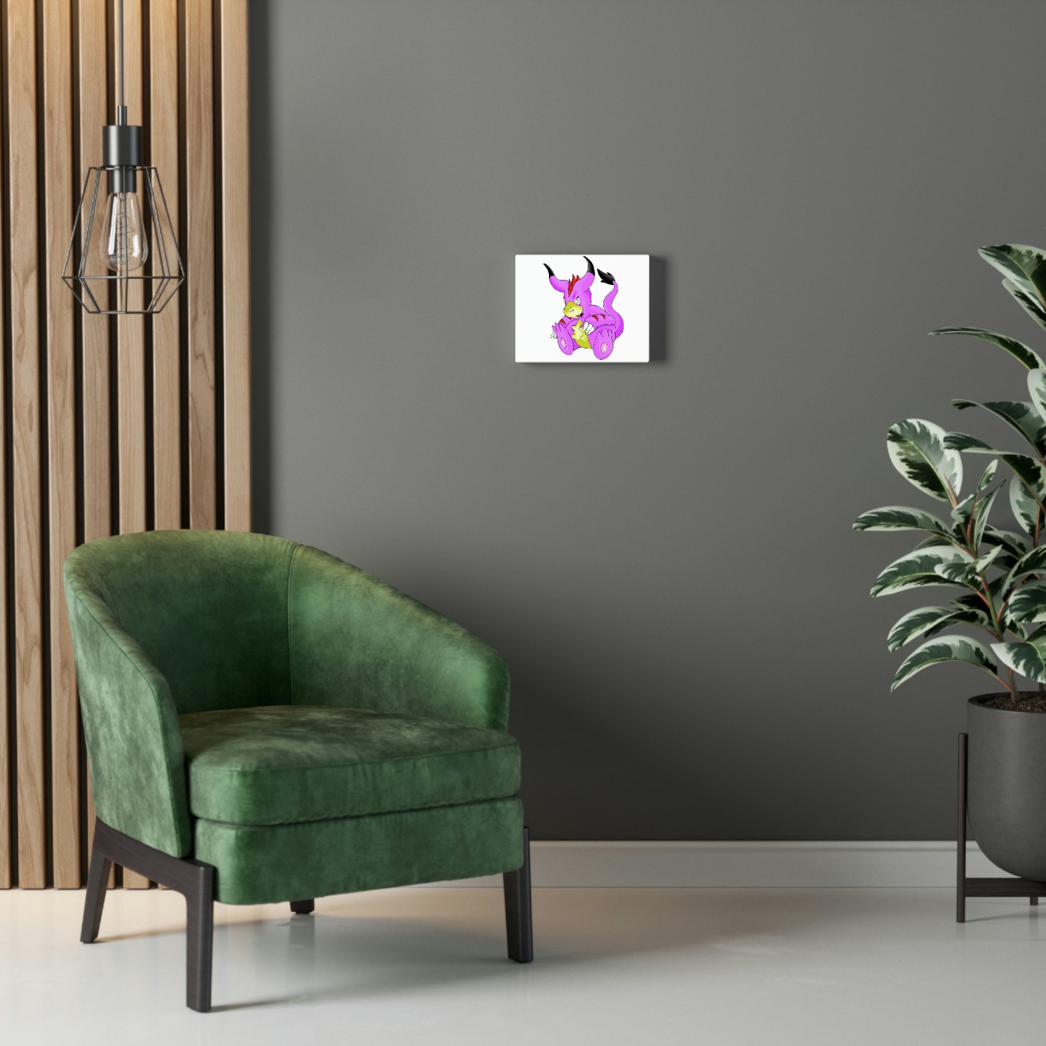 Beboxu Stretched Canvas featuring vibrant artwork stretched over a durable wooden frame, ideal for indoor decoration.