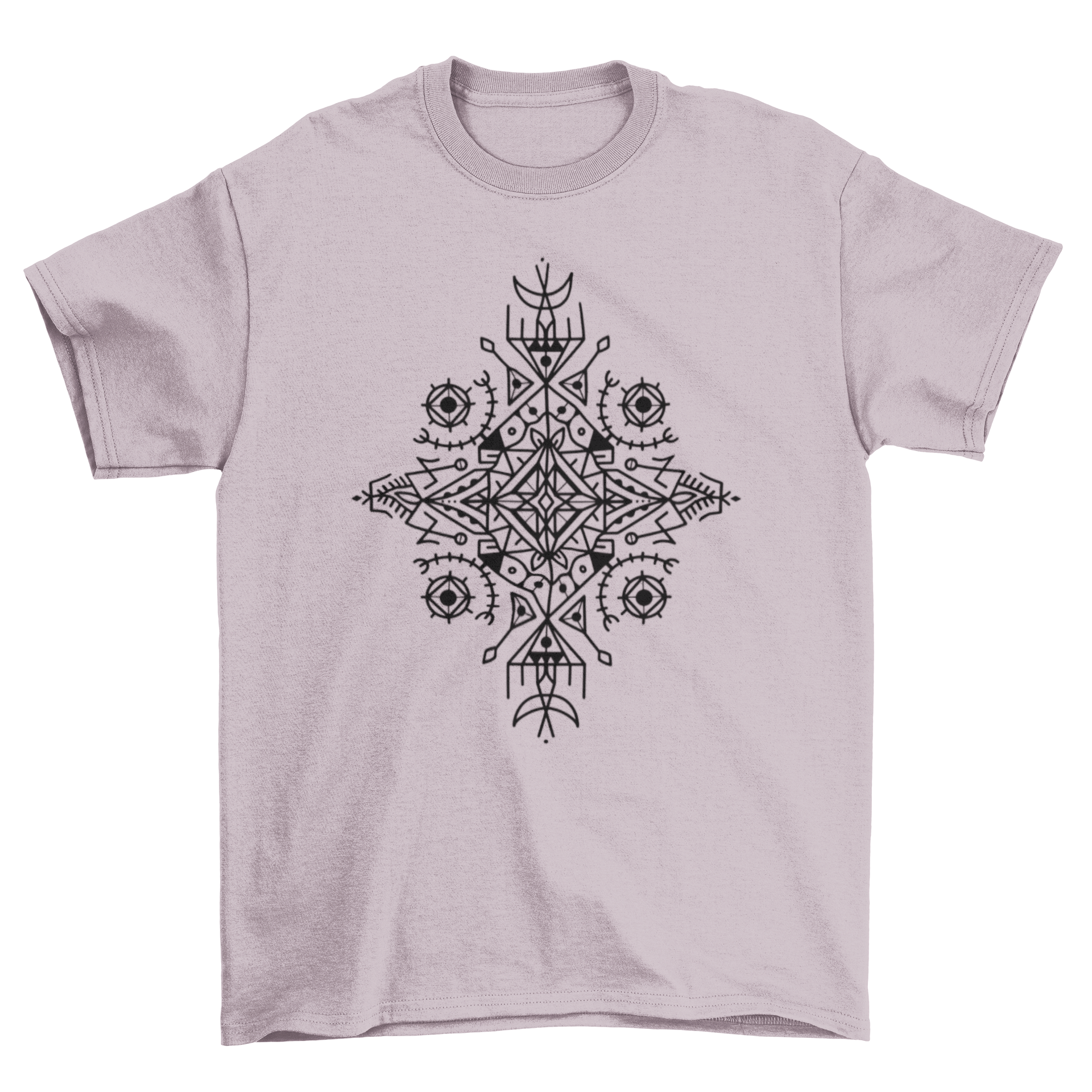 A stylish Berber shape t-shirt featuring an intricate berber motif design, perfect for casual wear.