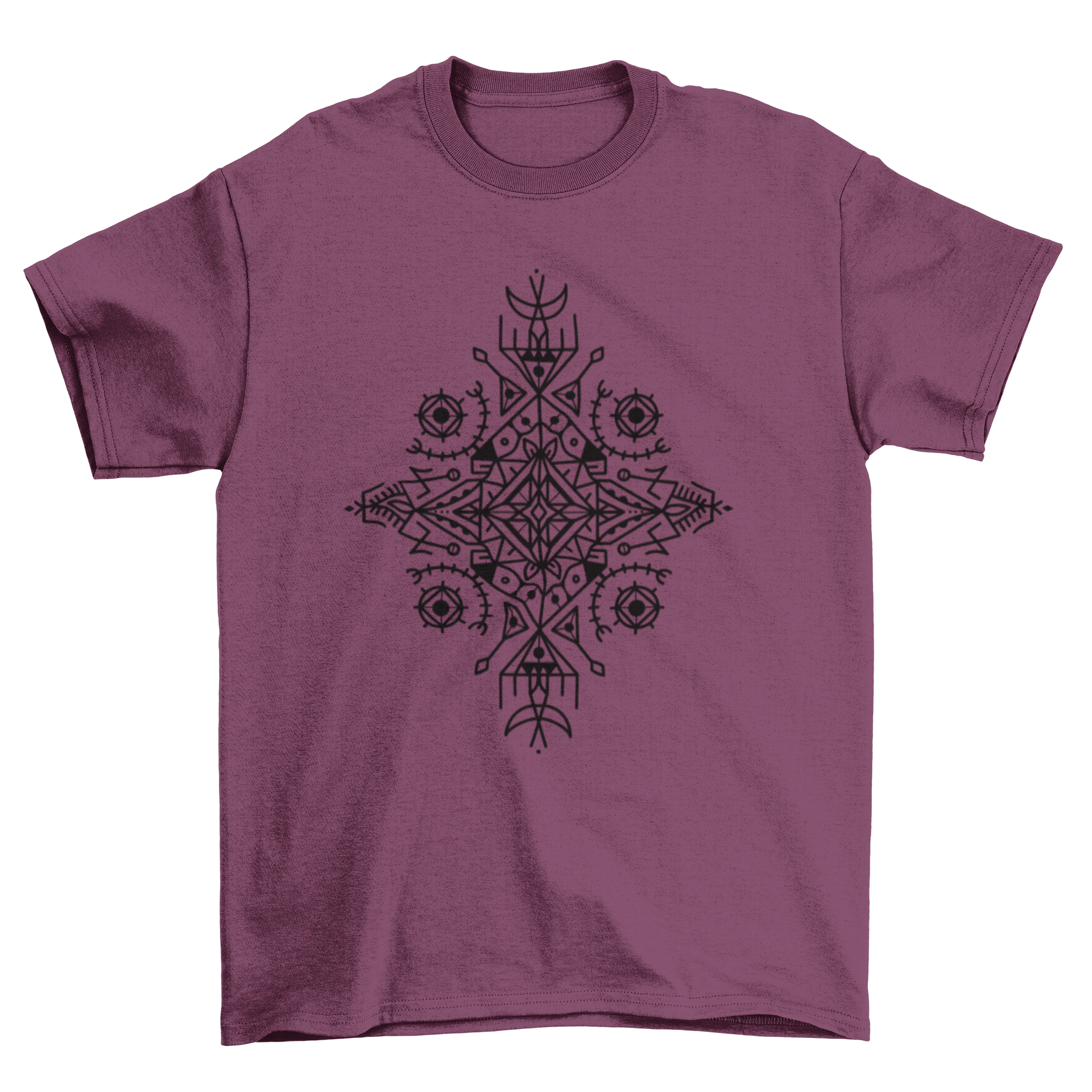 A stylish Berber shape t-shirt featuring an intricate berber motif design, perfect for casual wear.