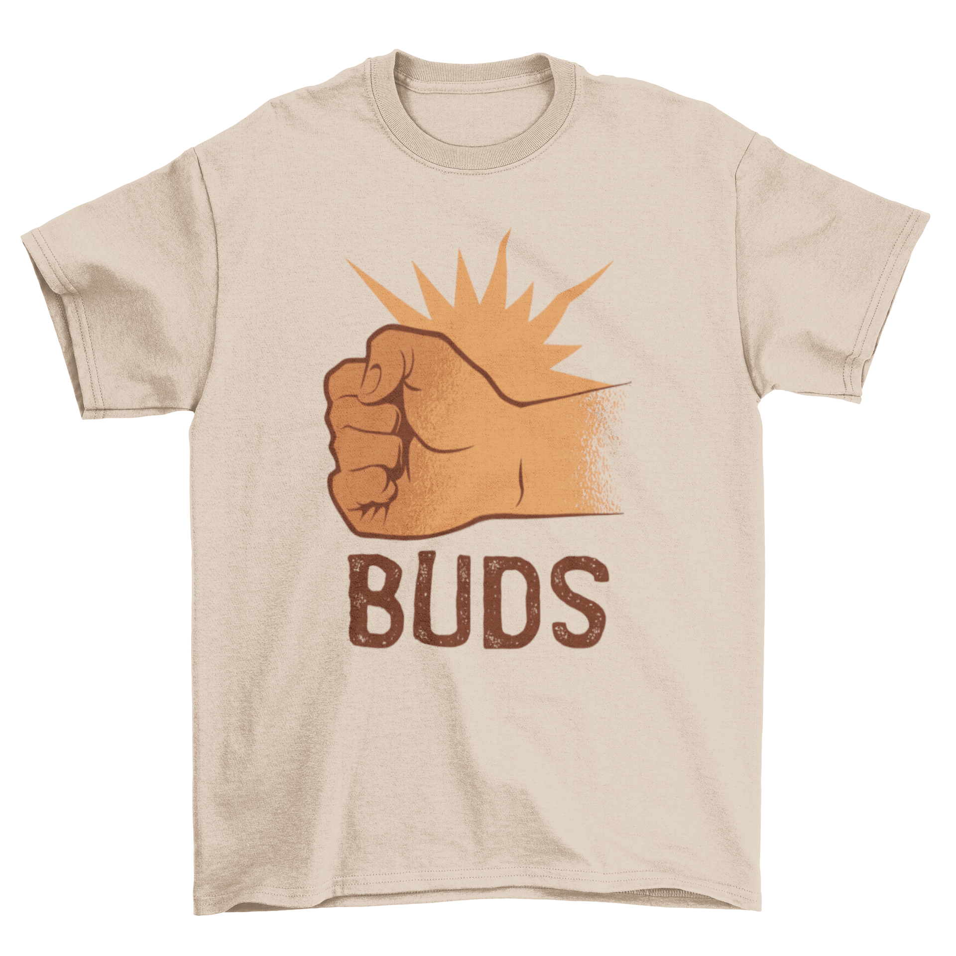 Best Buds 2 T-shirt featuring a vibrant design celebrating friendship, made from soft cotton fabric.