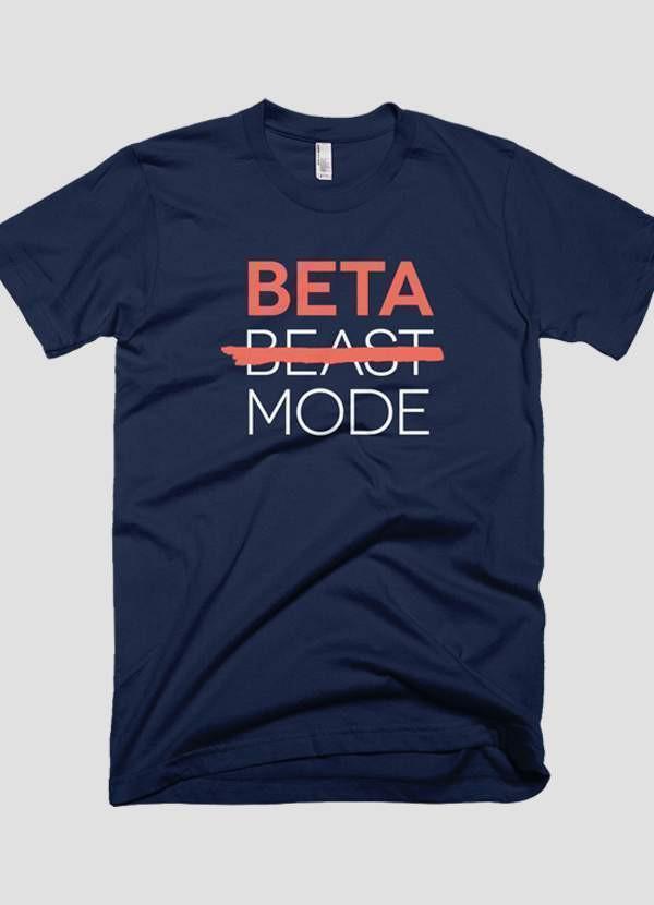 BETA MODE T-shirt in soft 100% cotton with unique design, perfect for casual wear.