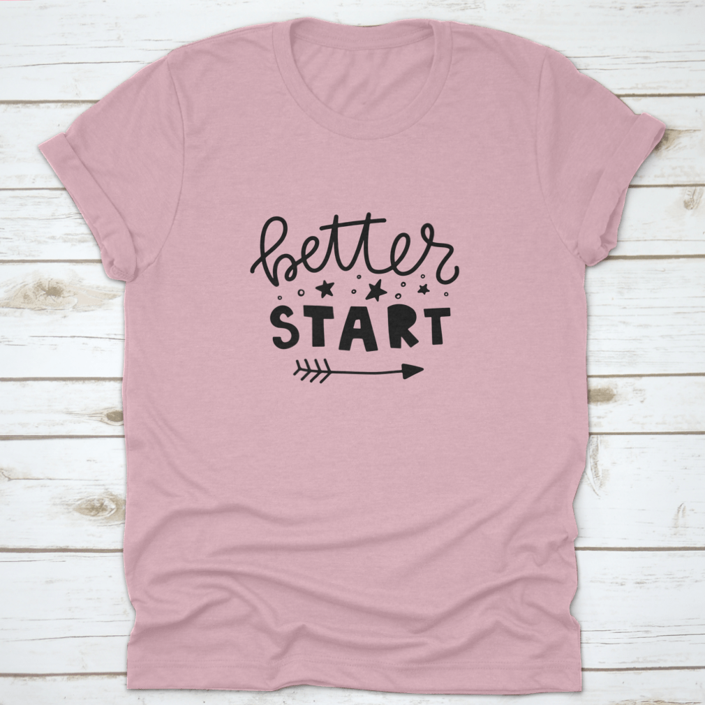 Better Start motivational poster featuring unique vector typography and hand lettering, perfect for inspiring decor.