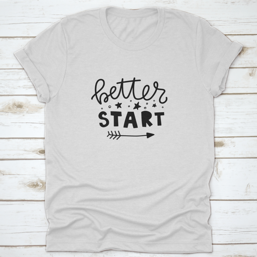 Better Start motivational poster featuring unique vector typography and hand lettering, perfect for inspiring decor.