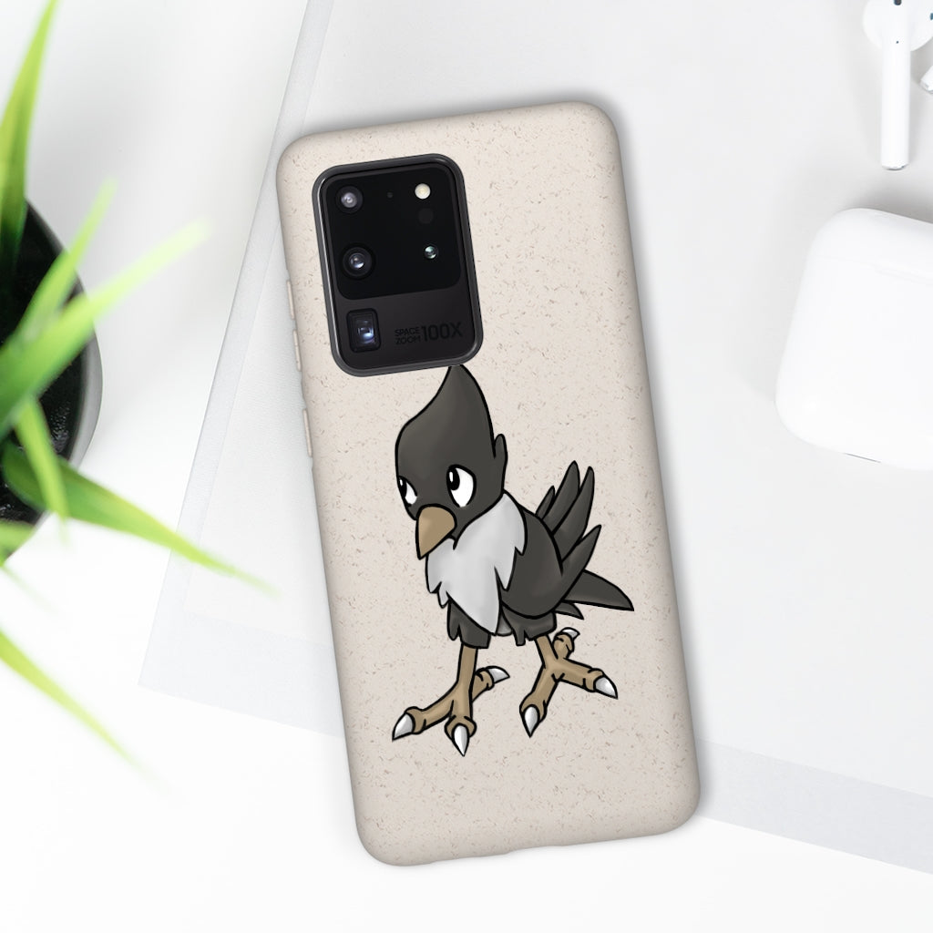 BiChip Biodegradable Case made from PLA plant polymer and bamboo binder, showcasing its eco-friendly design and slim profile.