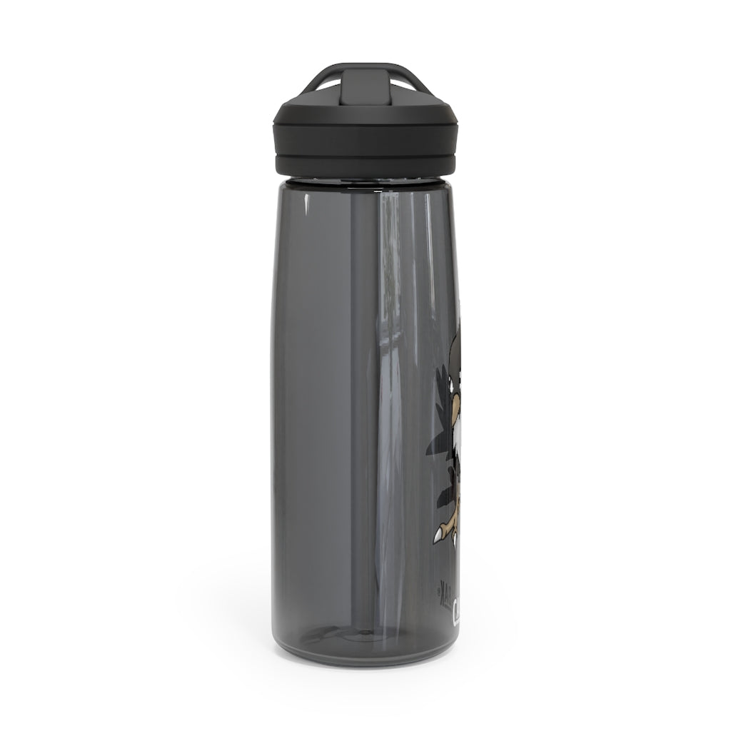 BiChip CamelBak Eddy® Water Bottle in 20oz and 25oz sizes, showcasing its durable Tritan™ material and spill-proof design.