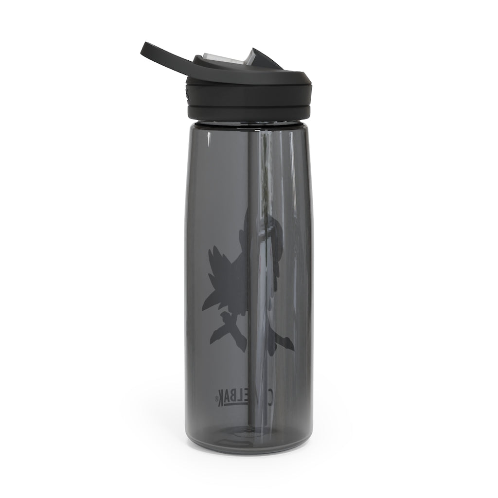 BiChip CamelBak Eddy® Water Bottle in 20oz and 25oz sizes, showcasing its durable Tritan™ material and spill-proof design.