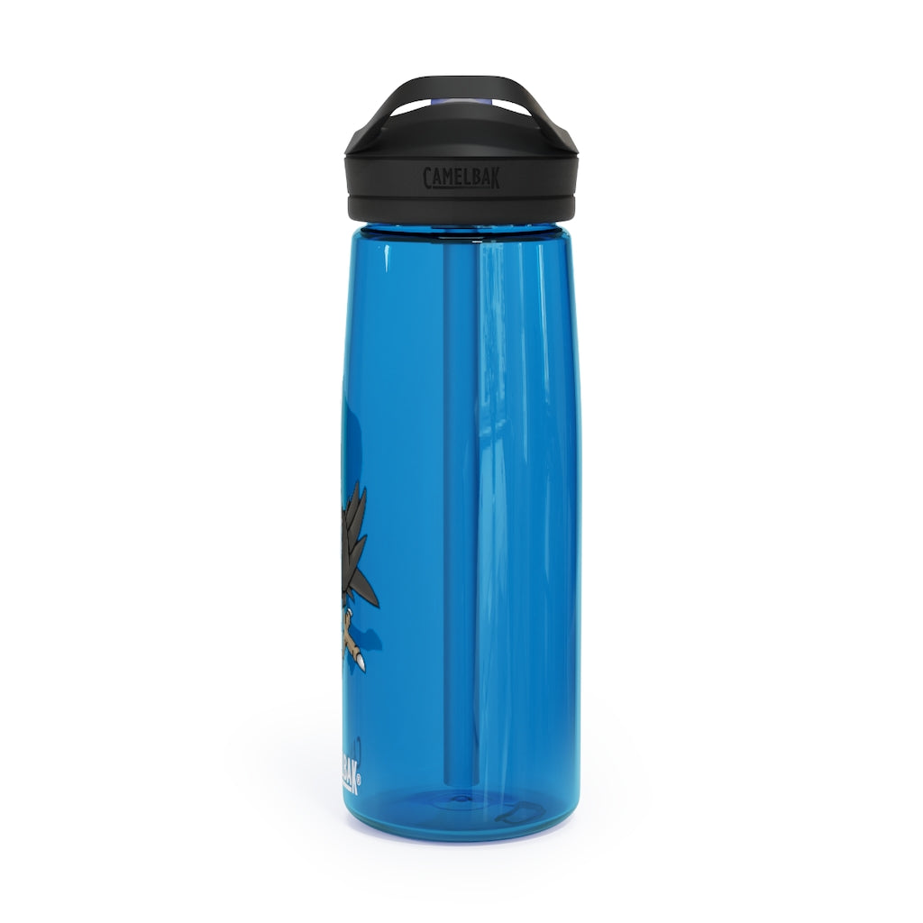 BiChip CamelBak Eddy® Water Bottle in 20oz and 25oz sizes, showcasing its durable Tritan™ material and spill-proof design.