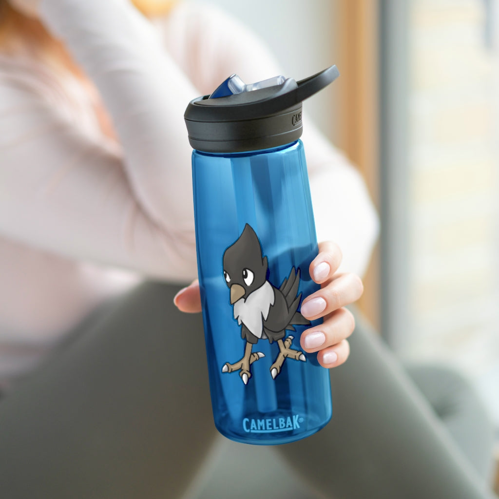 BiChip CamelBak Eddy® Water Bottle in 20oz and 25oz sizes, showcasing its durable Tritan™ material and spill-proof design.