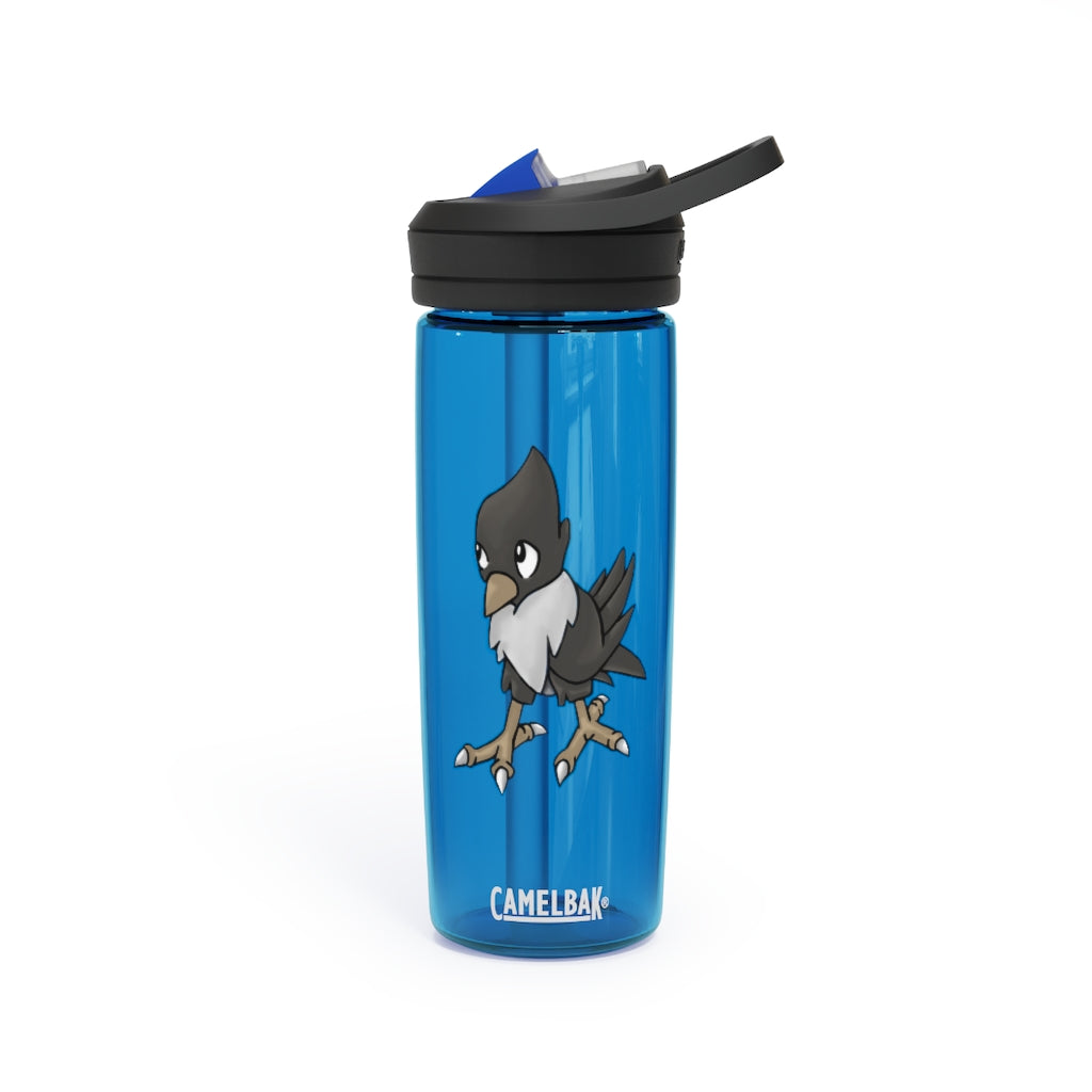 BiChip CamelBak Eddy® Water Bottle in 20oz and 25oz sizes, showcasing its durable Tritan™ material and spill-proof design.