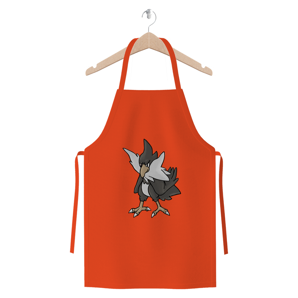 BiChipla Premium Jersey Apron made of heavyweight cotton twill, featuring self-fabric ties and available in multiple colors.