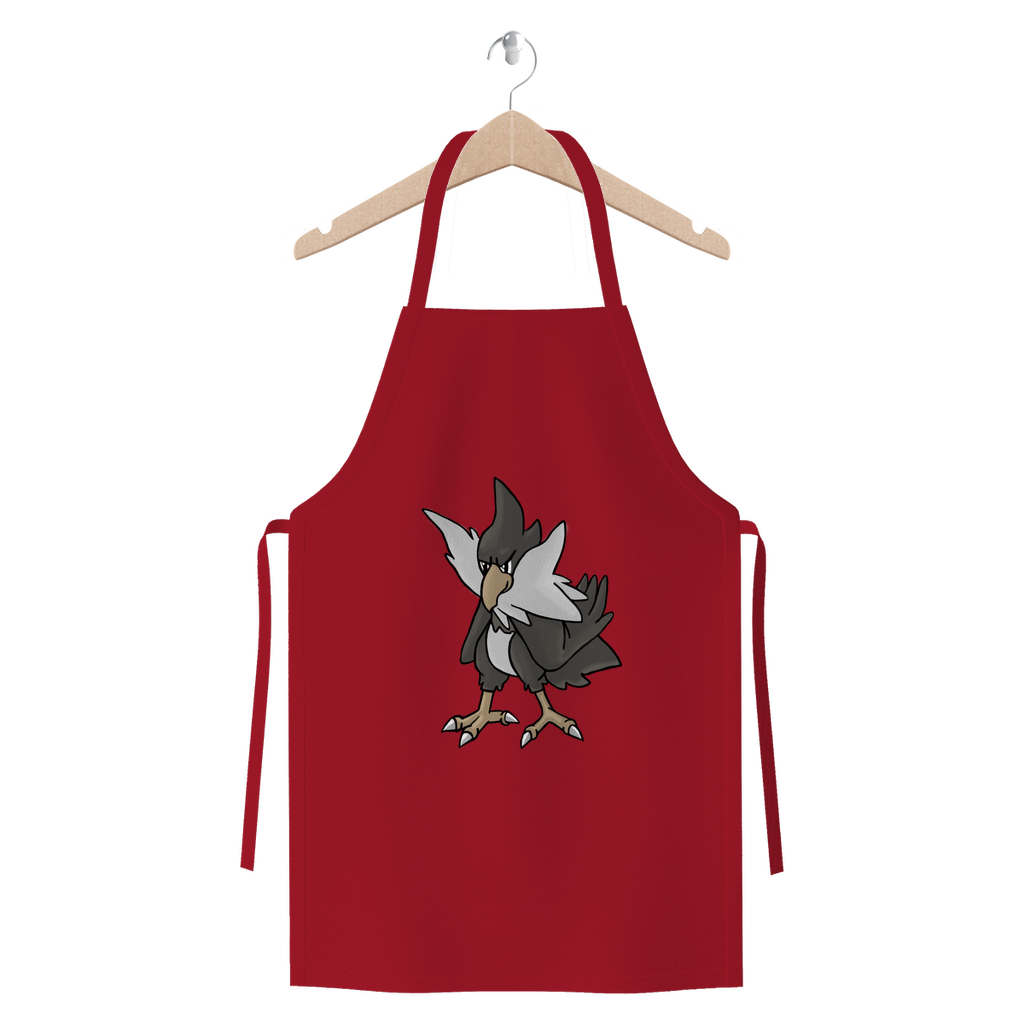 BiChipla Premium Jersey Apron made of heavyweight cotton twill, featuring self-fabric ties and available in multiple colors.