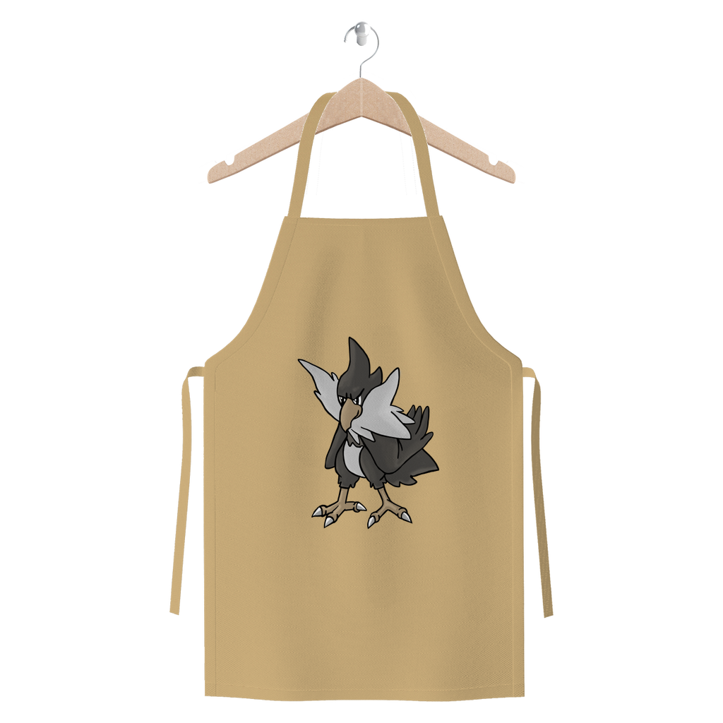 BiChipla Premium Jersey Apron made of heavyweight cotton twill, featuring self-fabric ties and available in multiple colors.