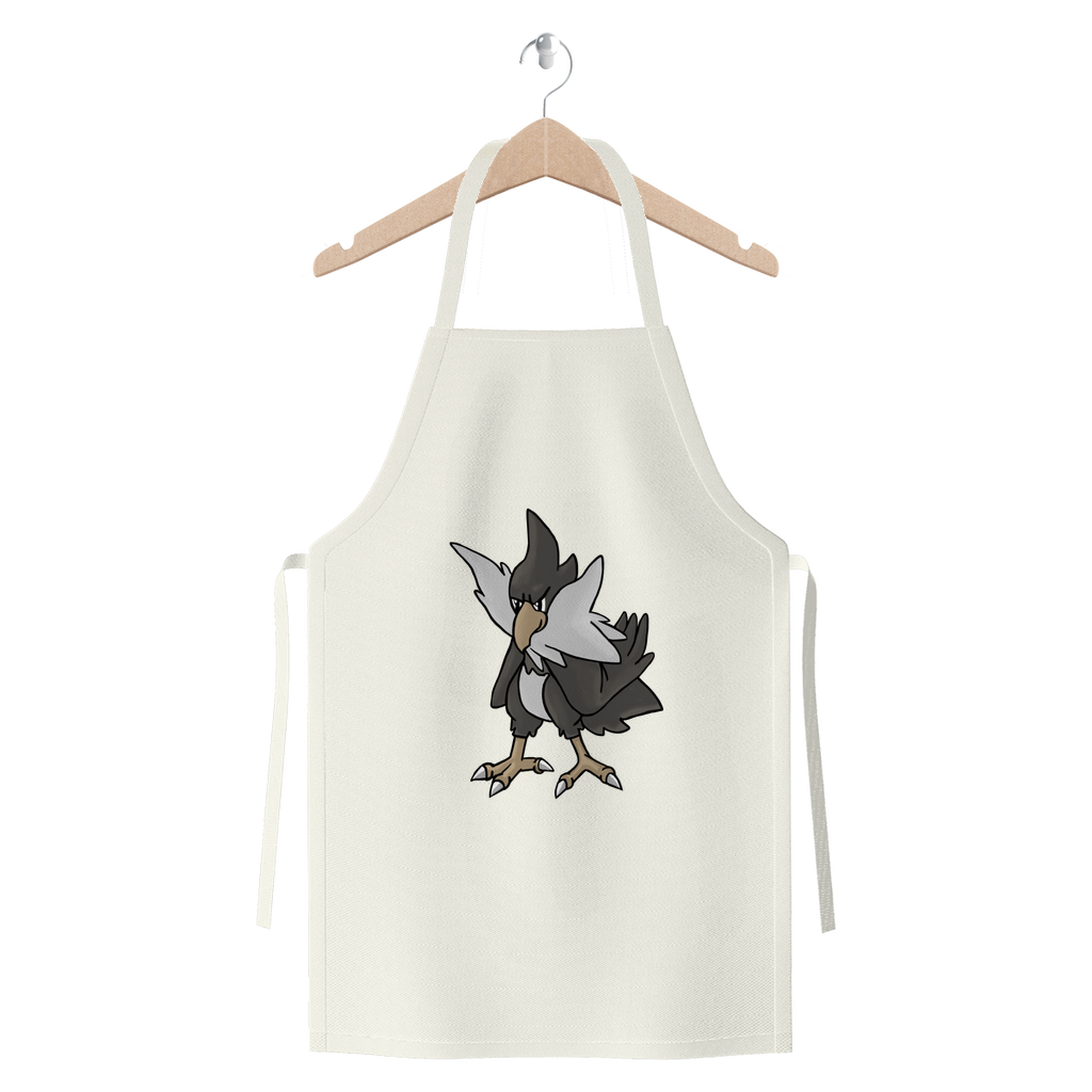 BiChipla Premium Jersey Apron made of heavyweight cotton twill, featuring self-fabric ties and available in multiple colors.