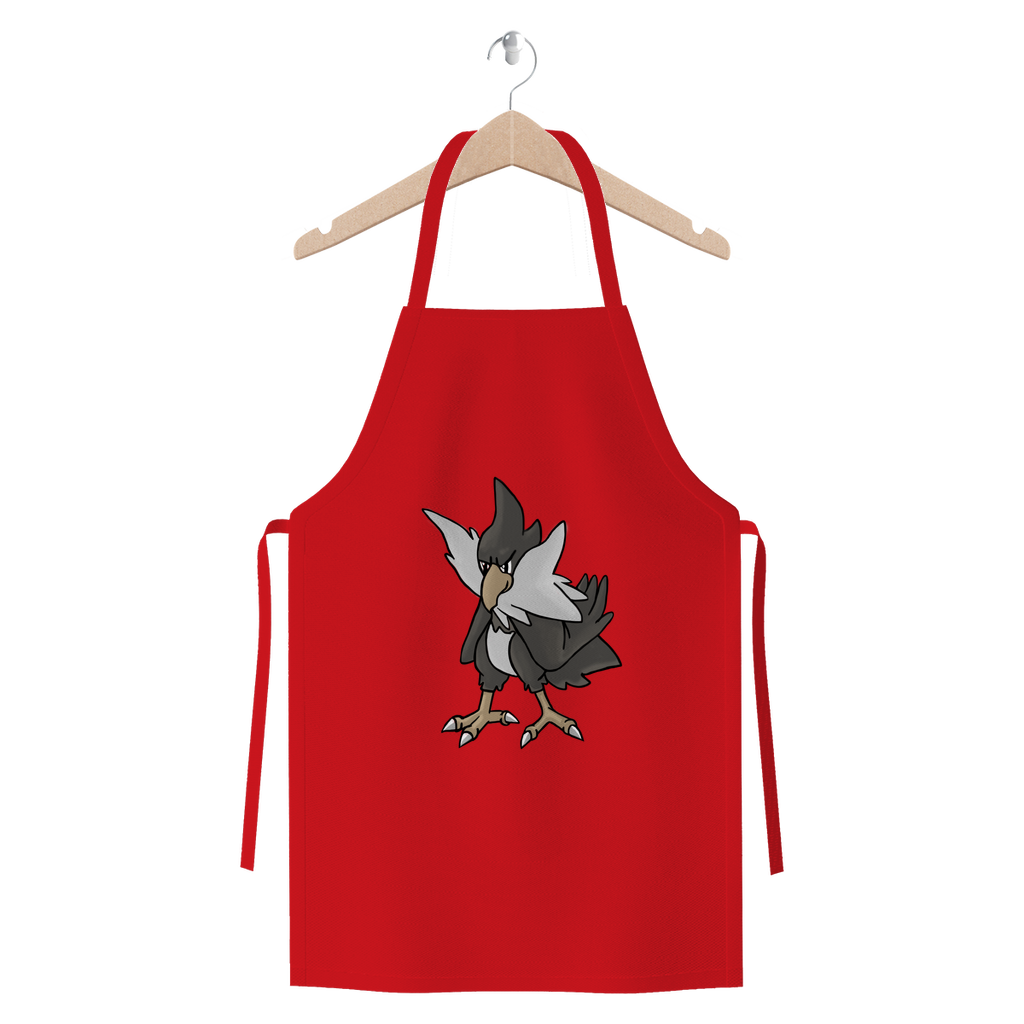 BiChipla Premium Jersey Apron made of heavyweight cotton twill, featuring self-fabric ties and available in multiple colors.