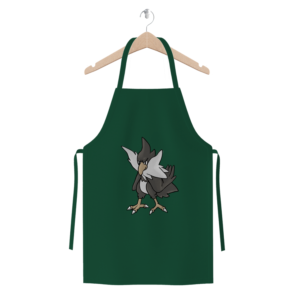 BiChipla Premium Jersey Apron made of heavyweight cotton twill, featuring self-fabric ties and available in multiple colors.