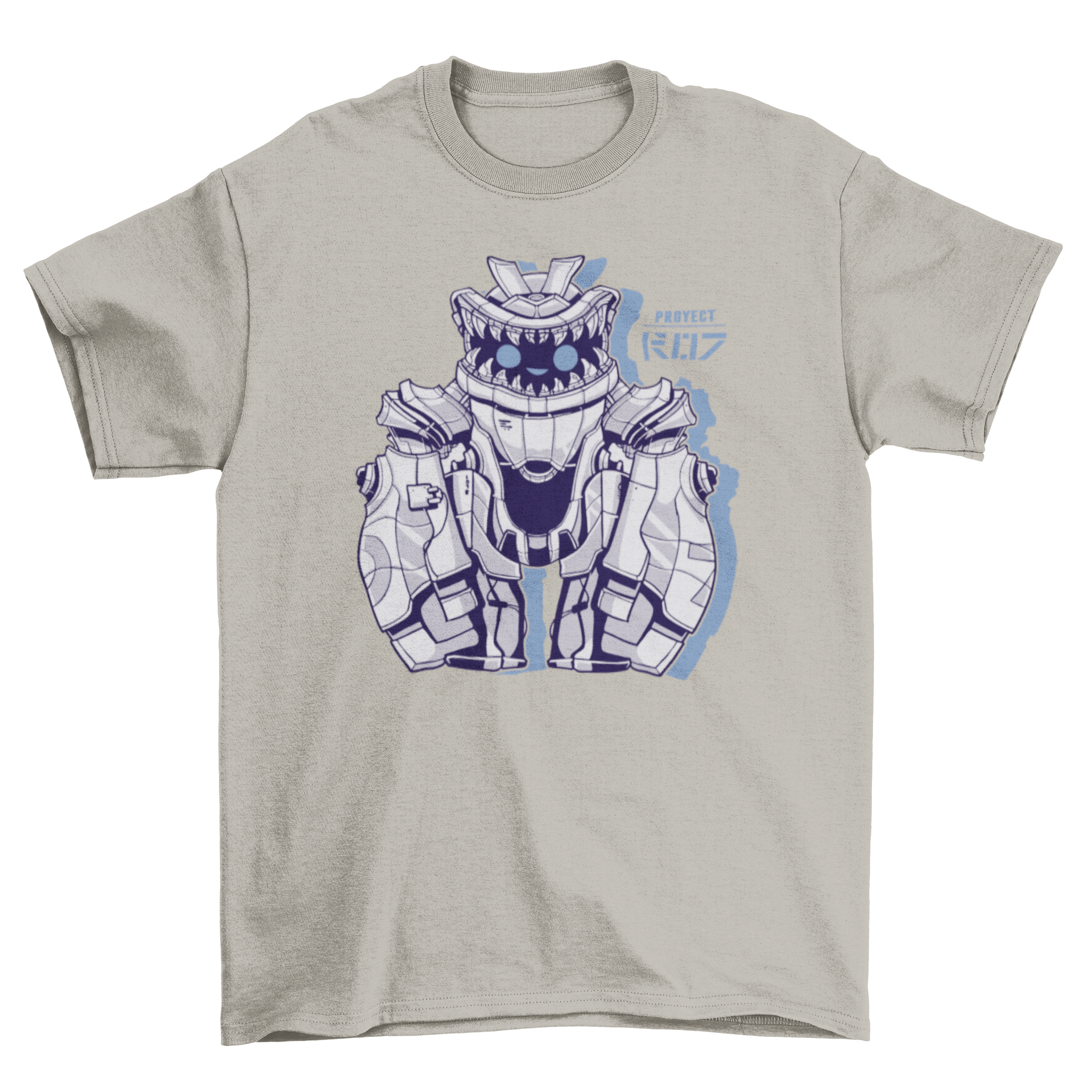 Big Robot Technological Monster T-Shirt featuring a vibrant graphic design of a robot monster, perfect for tech enthusiasts.