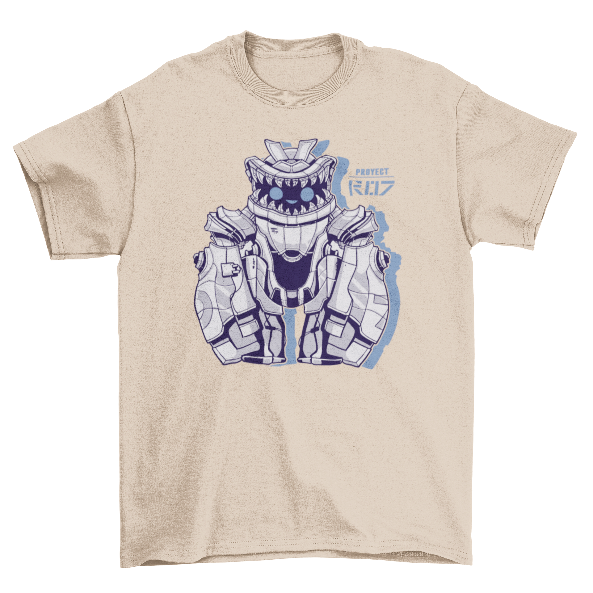 Big Robot Technological Monster T-Shirt featuring a vibrant graphic design of a robot monster, perfect for tech enthusiasts.