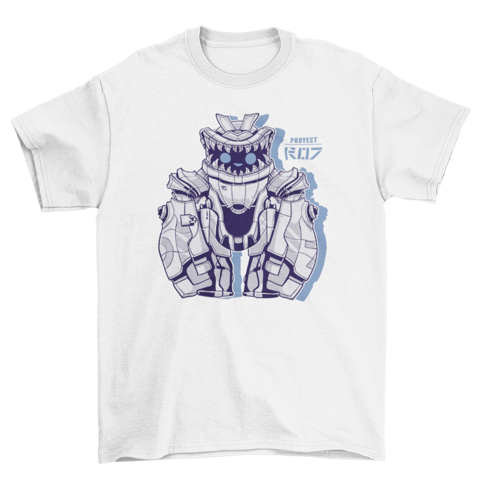 Big Robot Technological Monster T-Shirt featuring a vibrant graphic design of a robot monster, perfect for tech enthusiasts.