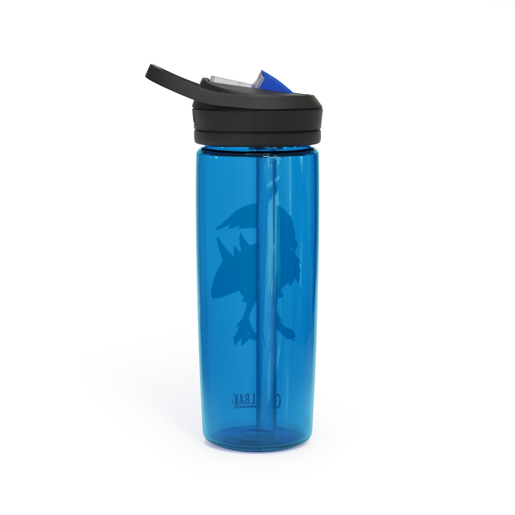 Bircross CamelBak Eddy® Water Bottle in 20oz and 25oz sizes, showcasing its durable Tritan™ material and spill-proof design.