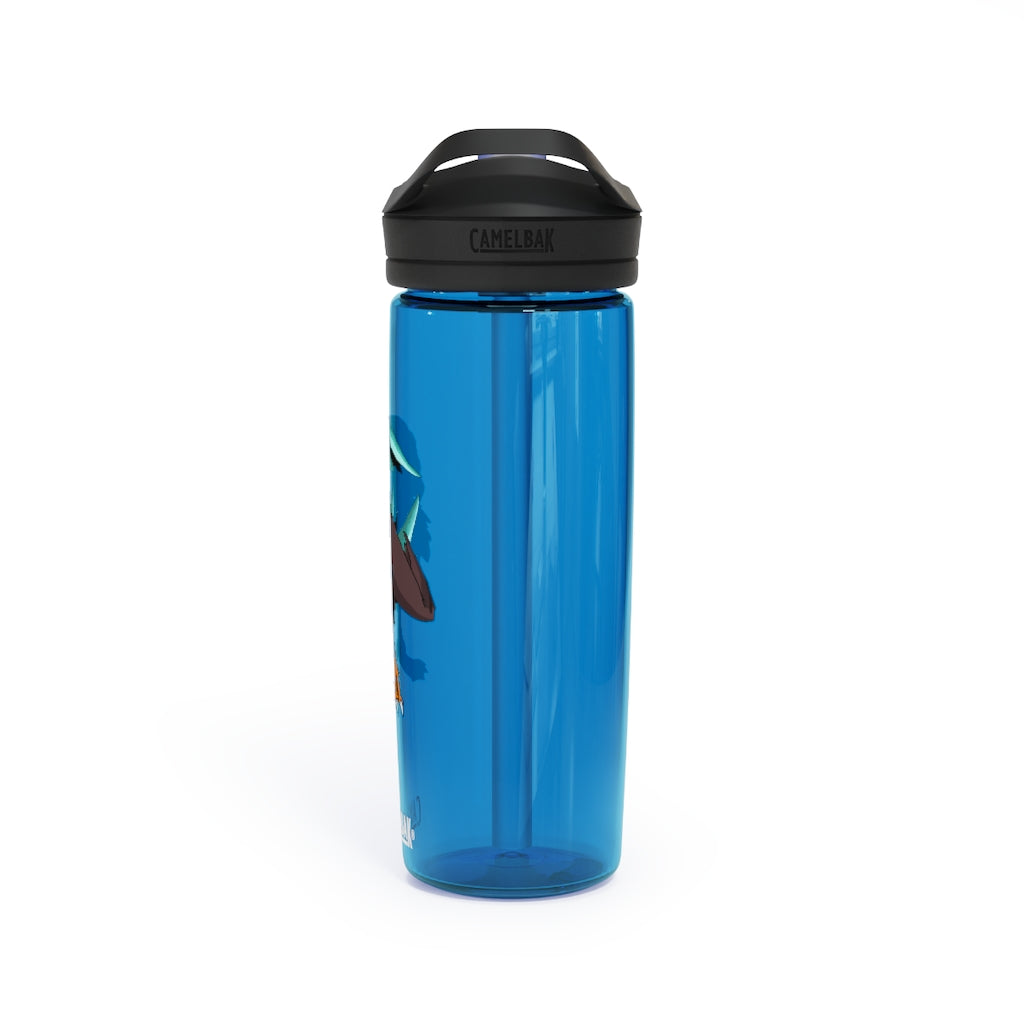 Bircross CamelBak Eddy® Water Bottle in 20oz and 25oz sizes, showcasing its durable Tritan™ material and spill-proof design.