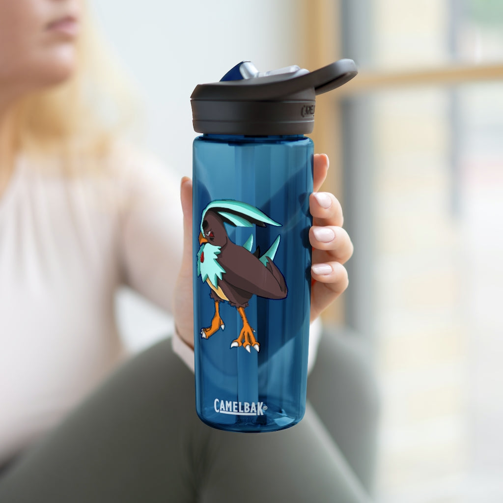 Bircross CamelBak Eddy® Water Bottle in 20oz and 25oz sizes, showcasing its durable Tritan™ material and spill-proof design.