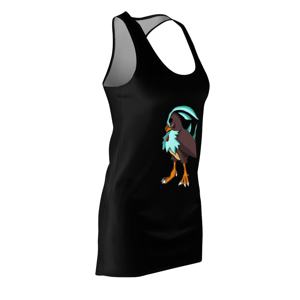 Bircross Women's Cut & Sew Racerback Dress showcasing a stylish and feminine design with a sporty fit.