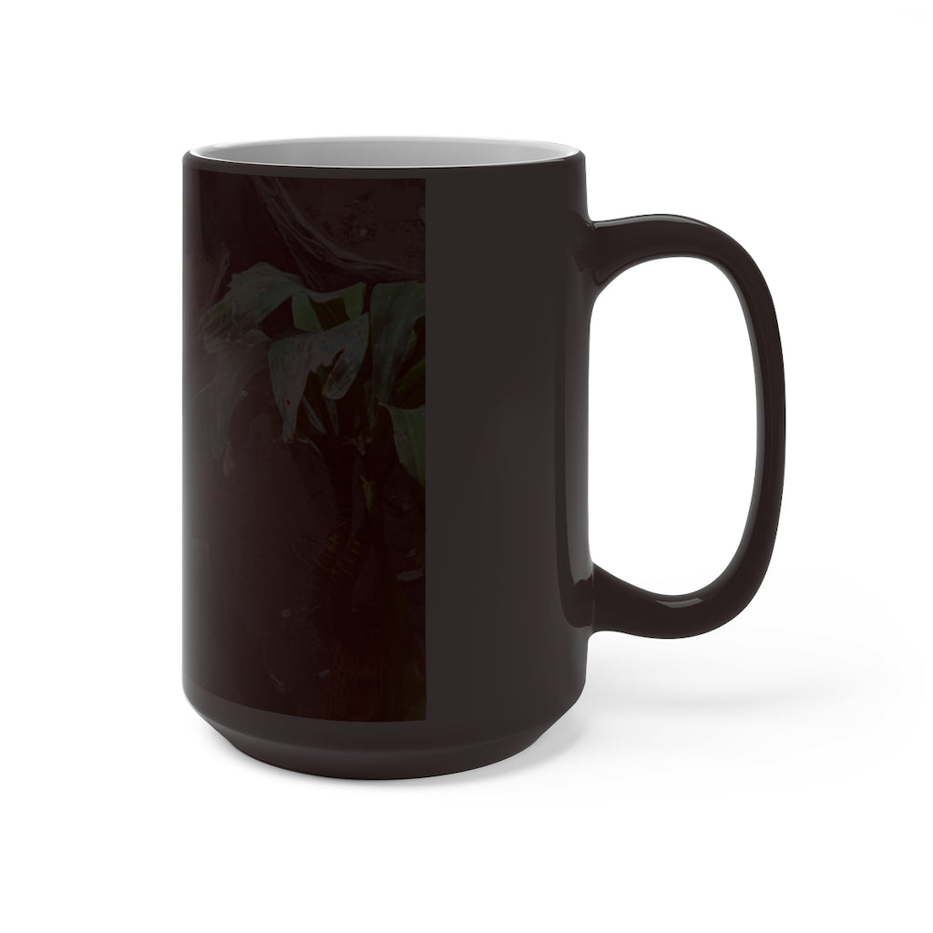 Bird Owl Color Changing Mug showcasing its vibrant color-changing feature and elegant design.