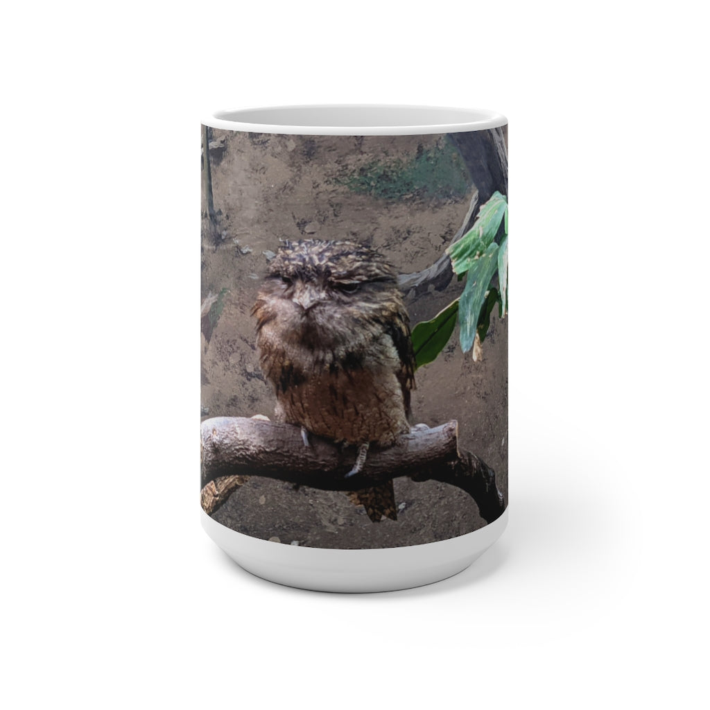 Bird Owl Color Changing Mug showcasing its vibrant color-changing feature and elegant design.