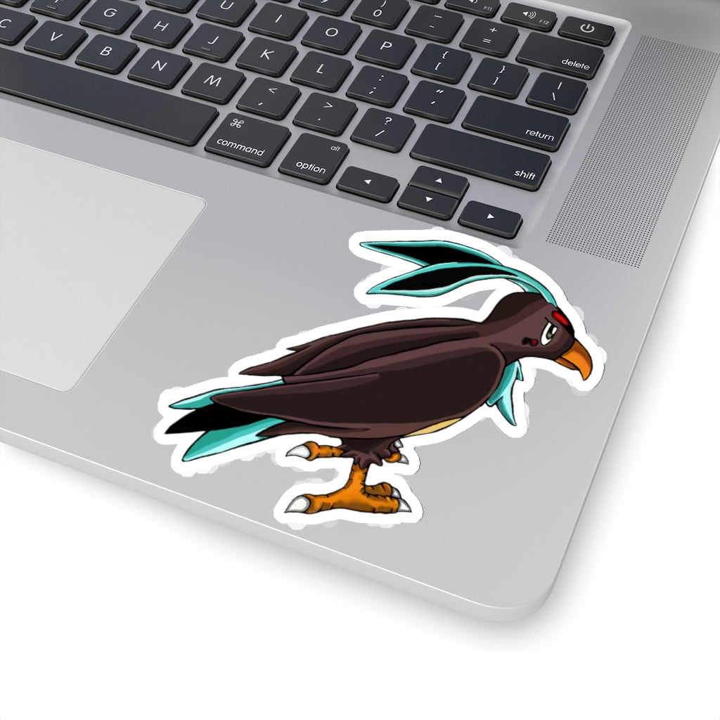 Birdam Kiss-Cut Stickers showcasing various custom shapes and sizes on a clean background.