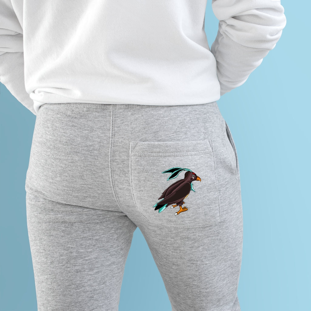 Birdam Premium Fleece Joggers showcasing customizable back pocket and side pockets, made from soft fleece fabric.