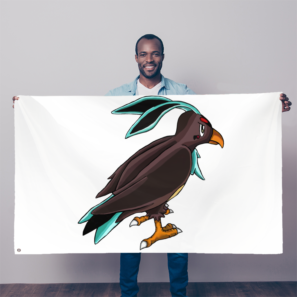 Birdam Sublimation Flag measuring 5FT x 3FT made from durable polyester fabric with vibrant colors and double-stitched edges.