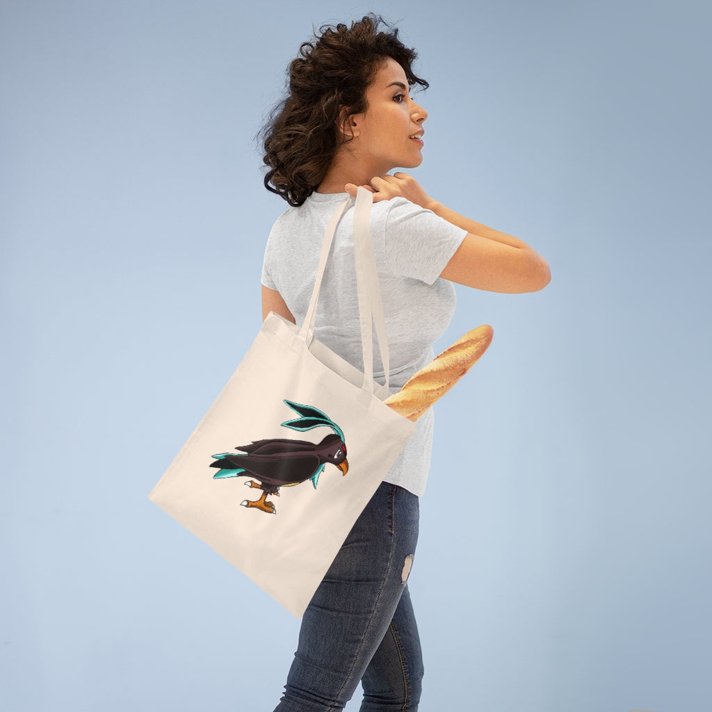 Birdam Tote Bag made of 100% cotton, featuring long handles and cross stitching for durability, available in multiple colors.