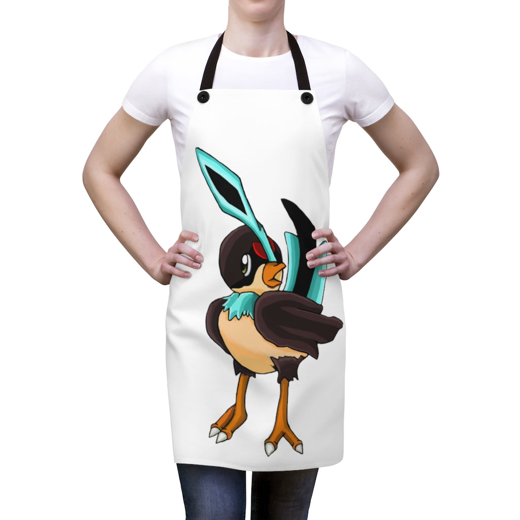 Birdi Apron featuring a stylish design with black detachable twill straps, perfect for cooking and backyard gatherings.