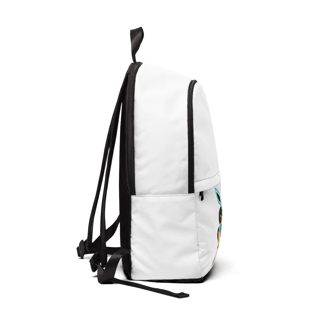 Birdi Unisex Fabric Backpack in various colors, showcasing its lightweight and waterproof design, padded back panel, and adjustable shoulder straps.