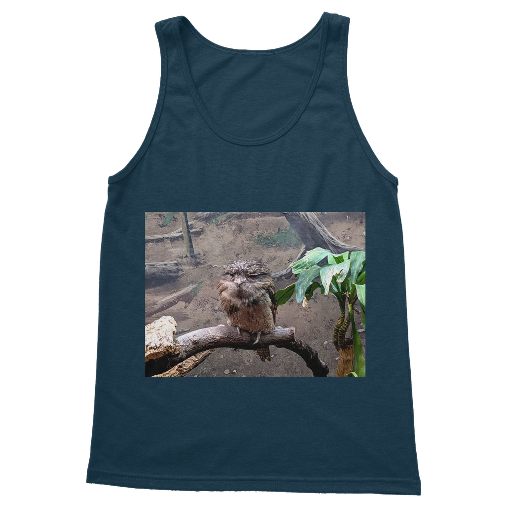 BirdOwl Classic Adult Vest Top in various colors, showcasing its unisex design and high-quality cotton fabric.