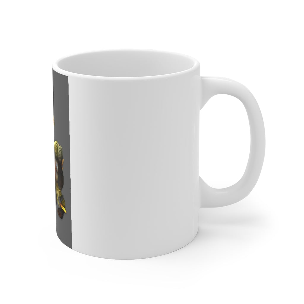 Black Amara Mug - Small 11oz with easy-grip handle and scratch-resistant finish, perfect for coffee or tea.