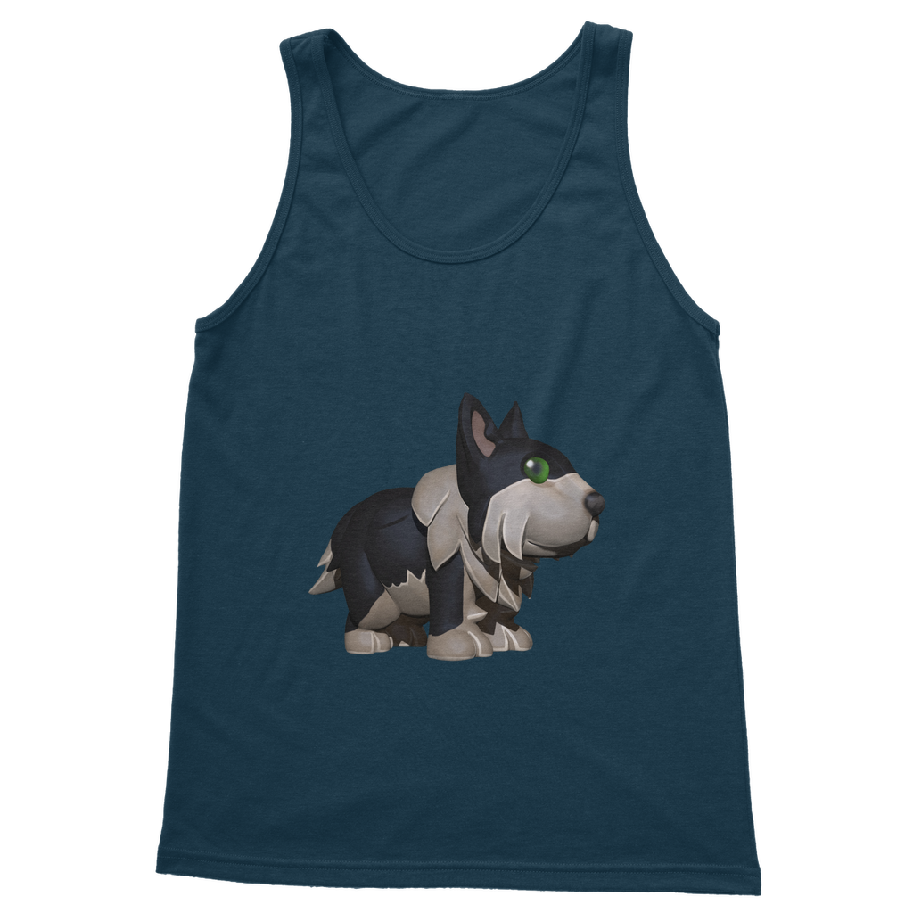 Black Dog Classic Adult Vest Top in various colors, showcasing its unisex design and quality fabric.