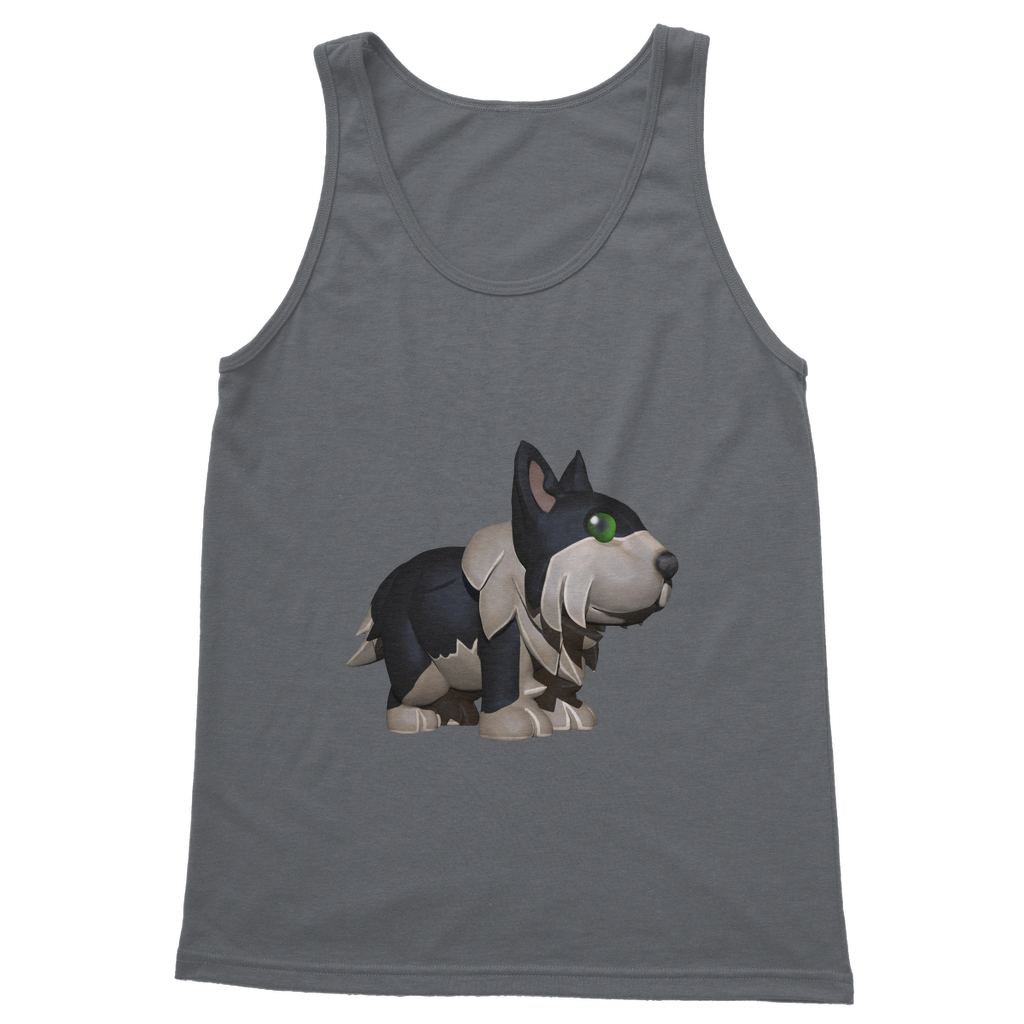 Black Dog Classic Adult Vest Top in various colors, showcasing its unisex design and quality fabric.