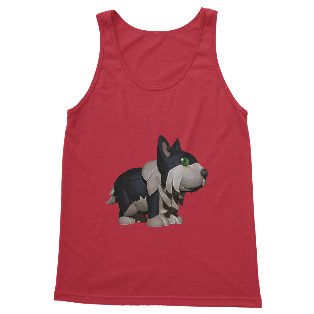 Black Dog Classic Adult Vest Top in various colors, showcasing its unisex design and quality fabric.