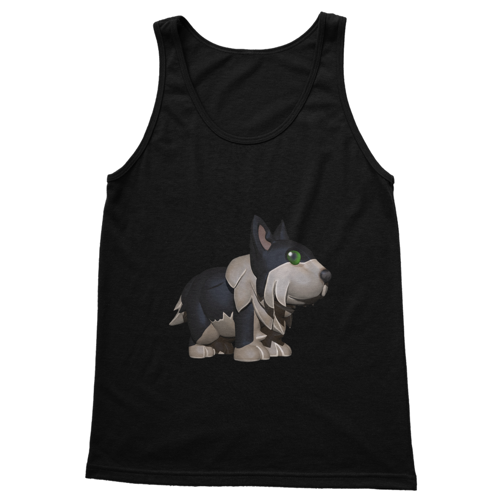 Black Dog Classic Adult Vest Top in various colors, showcasing its unisex design and quality fabric.