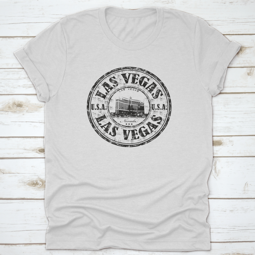 Black grunge rubber stamp featuring the name Las Vegas City from Nevada, ideal for crafting and scrapbooking.