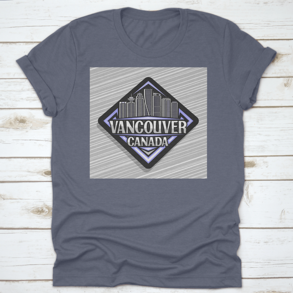 Black Rhombus Road Sign T-shirt featuring a contemporary line illustration, made from 100% cotton for comfort.