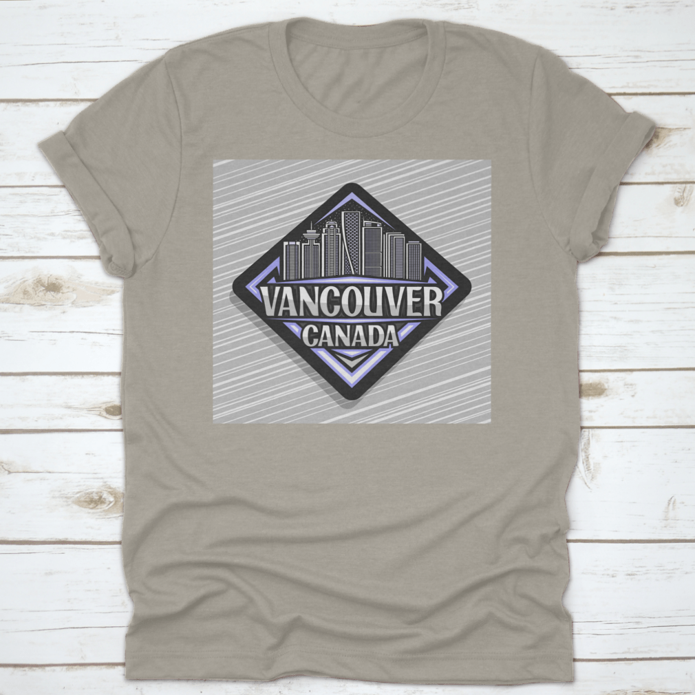 Black Rhombus Road Sign T-shirt featuring a contemporary line illustration, made from 100% cotton for comfort.