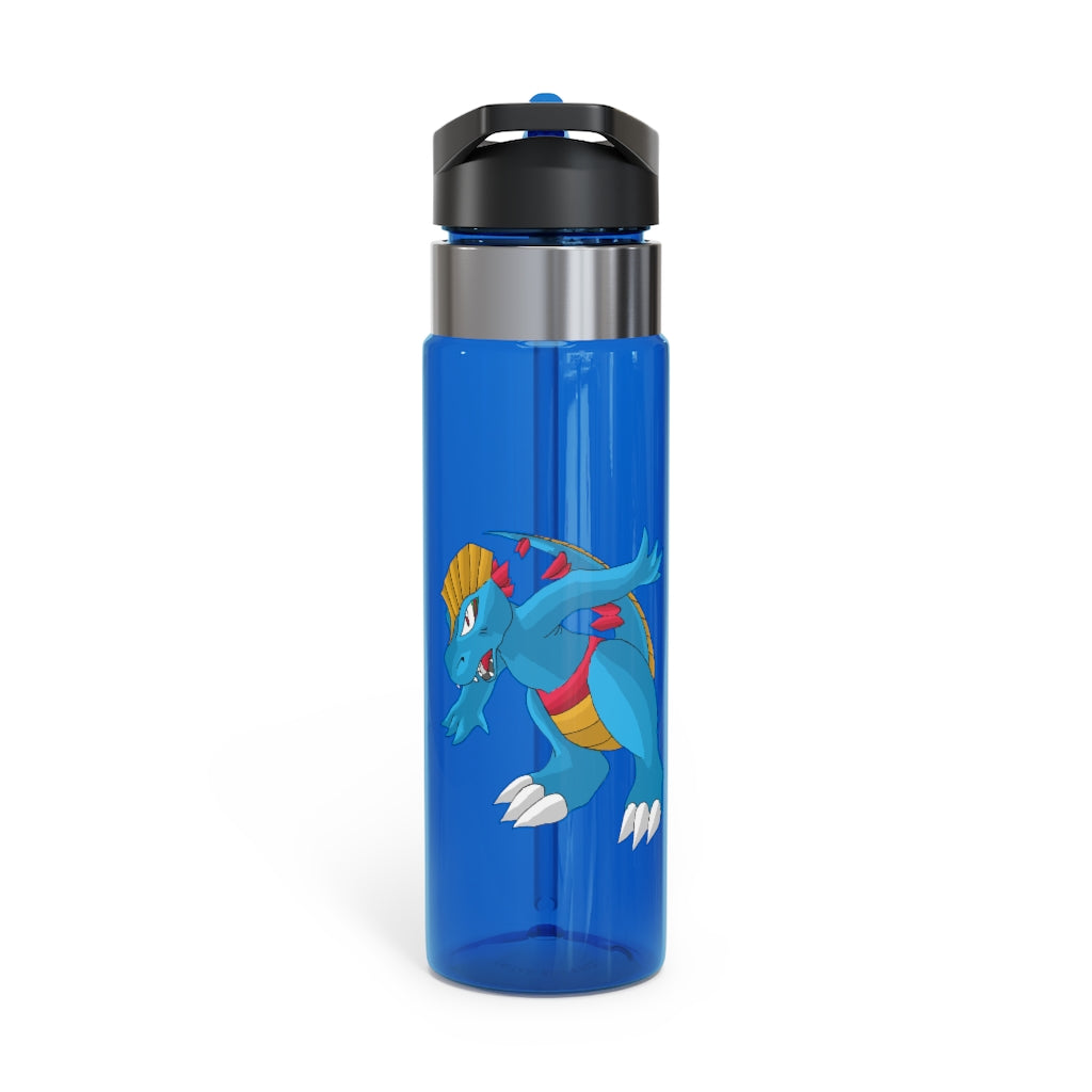 Blastdile Kensington Tritan™ Sport Bottle in vibrant colors with a carabiner hook, showcasing its durable design and spill-resistant lid.