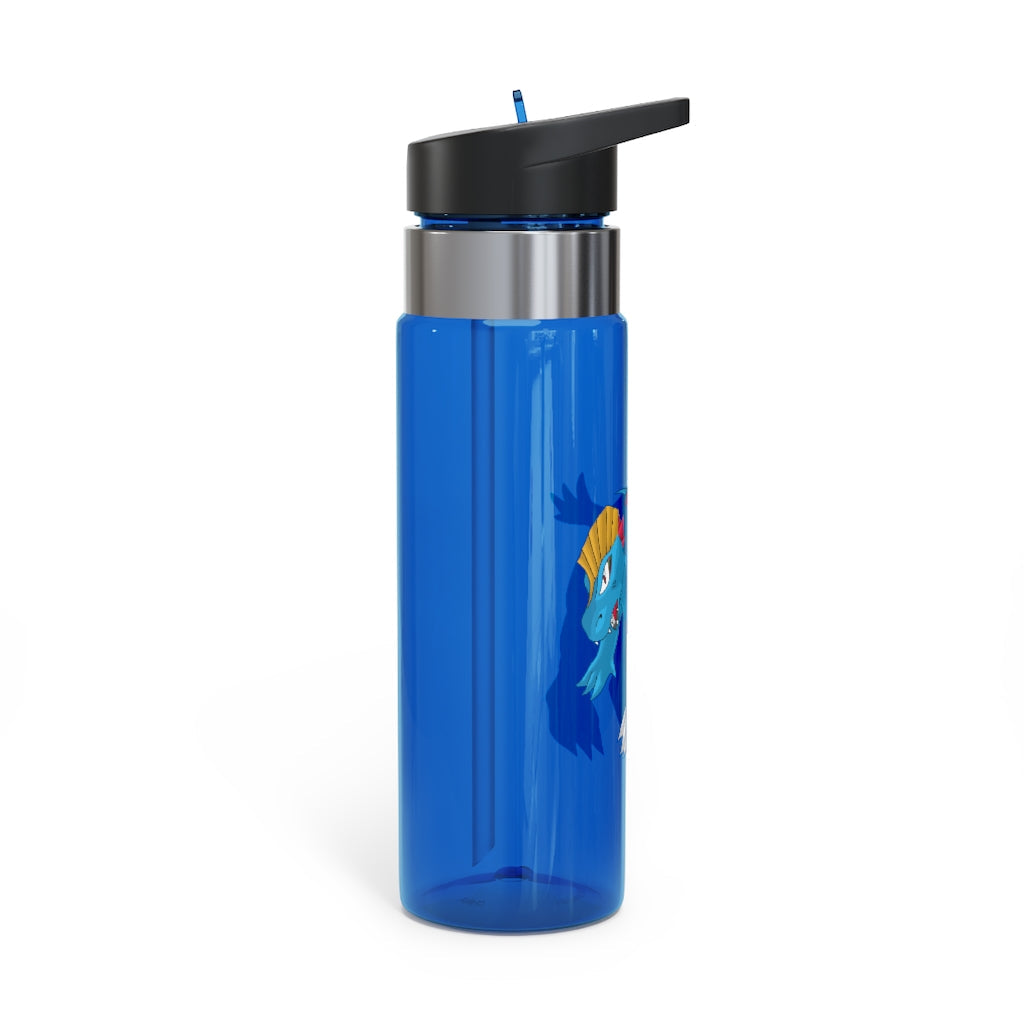 Blastdile Kensington Tritan™ Sport Bottle in vibrant colors with a carabiner hook, showcasing its durable design and spill-resistant lid.