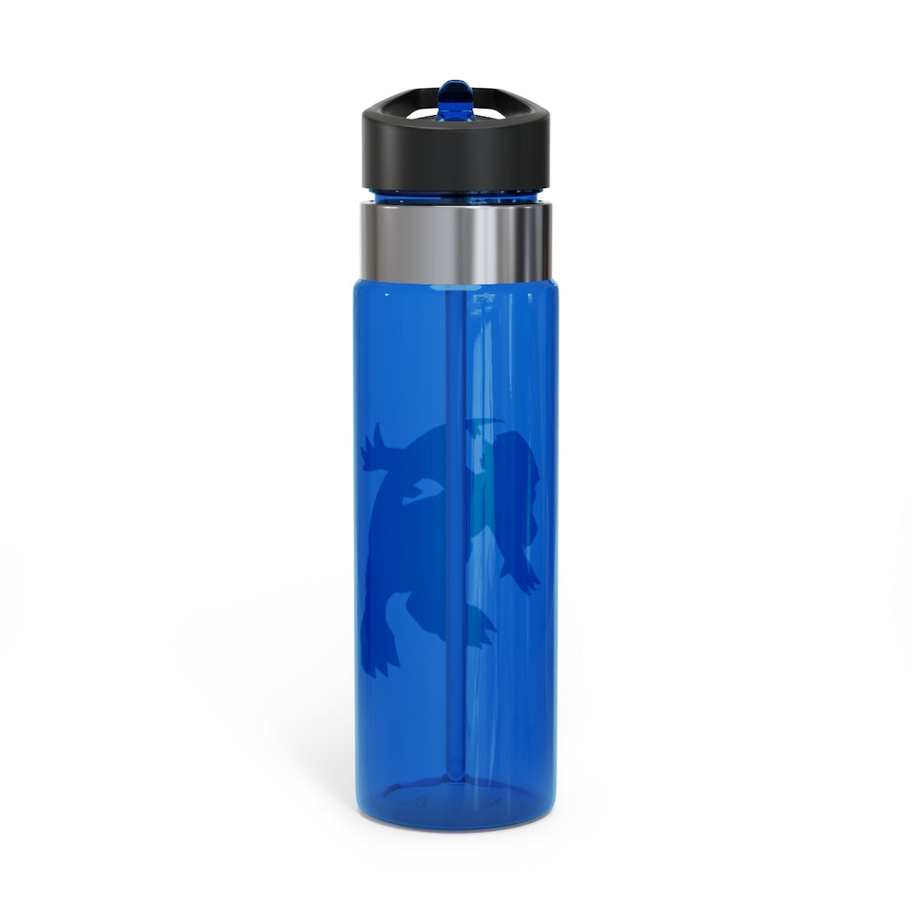 Blastdile Kensington Tritan™ Sport Bottle in vibrant colors with a carabiner hook, showcasing its durable design and spill-resistant lid.