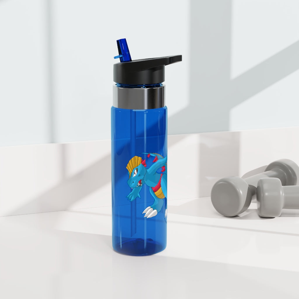 Blastdile Kensington Tritan™ Sport Bottle in vibrant colors with a carabiner hook, showcasing its durable design and spill-resistant lid.