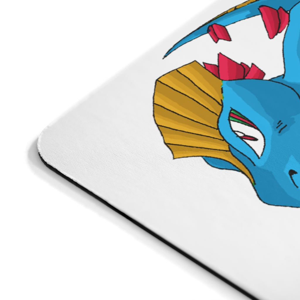 Blastdile Mouse Pad featuring a vibrant personalized design, made of durable neoprene with a non-slip base.