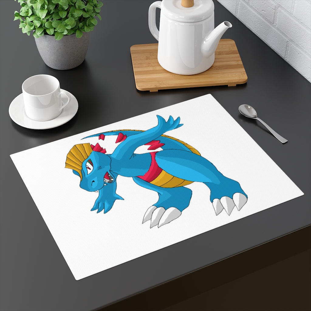 Blastdile Placemat featuring a double-sided design, made from durable cotton, perfect for enhancing dining experiences.