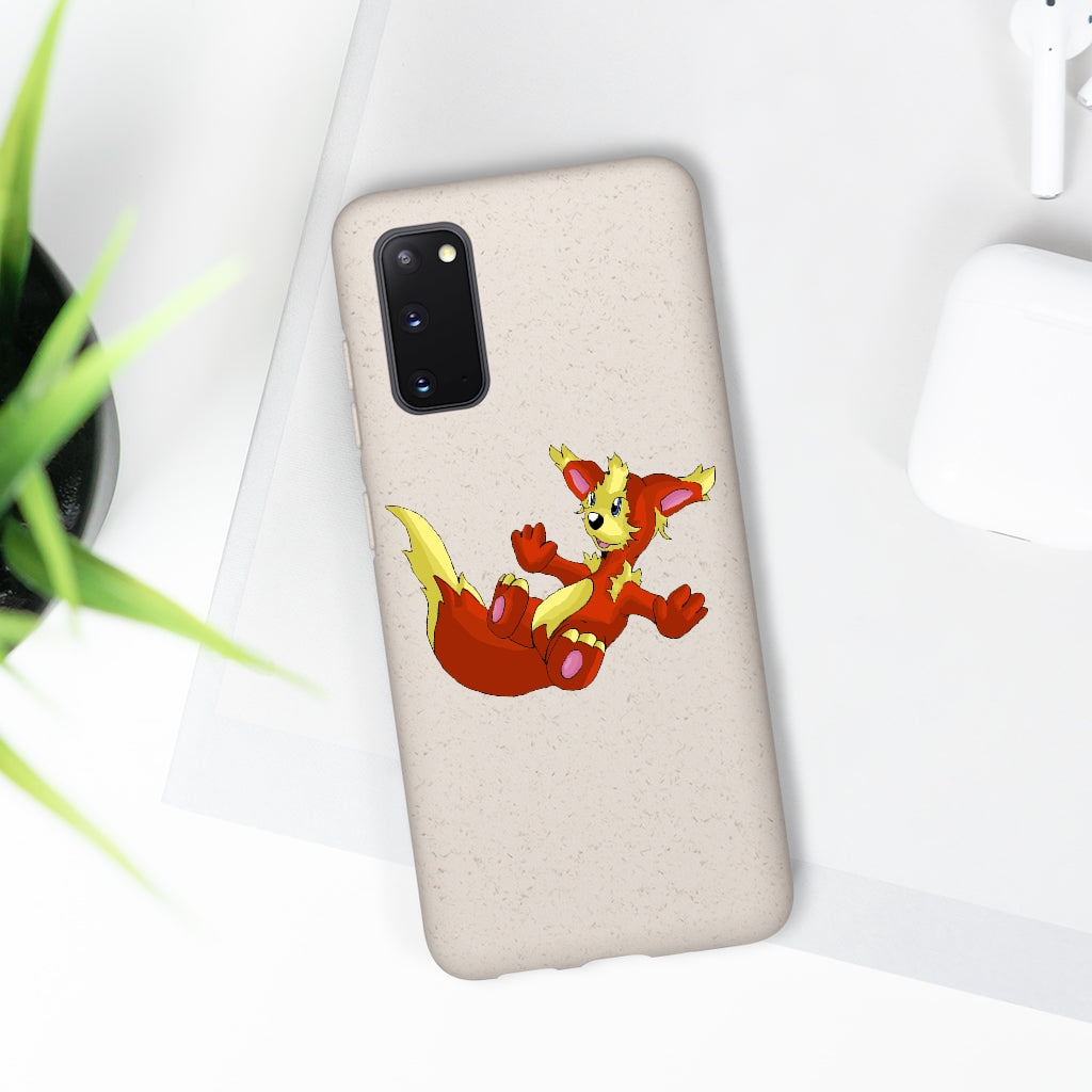 Blazeon Biodegradable Case made from PLA plant polymer and bamboo binder, showcasing its slim design and eco-friendly features.